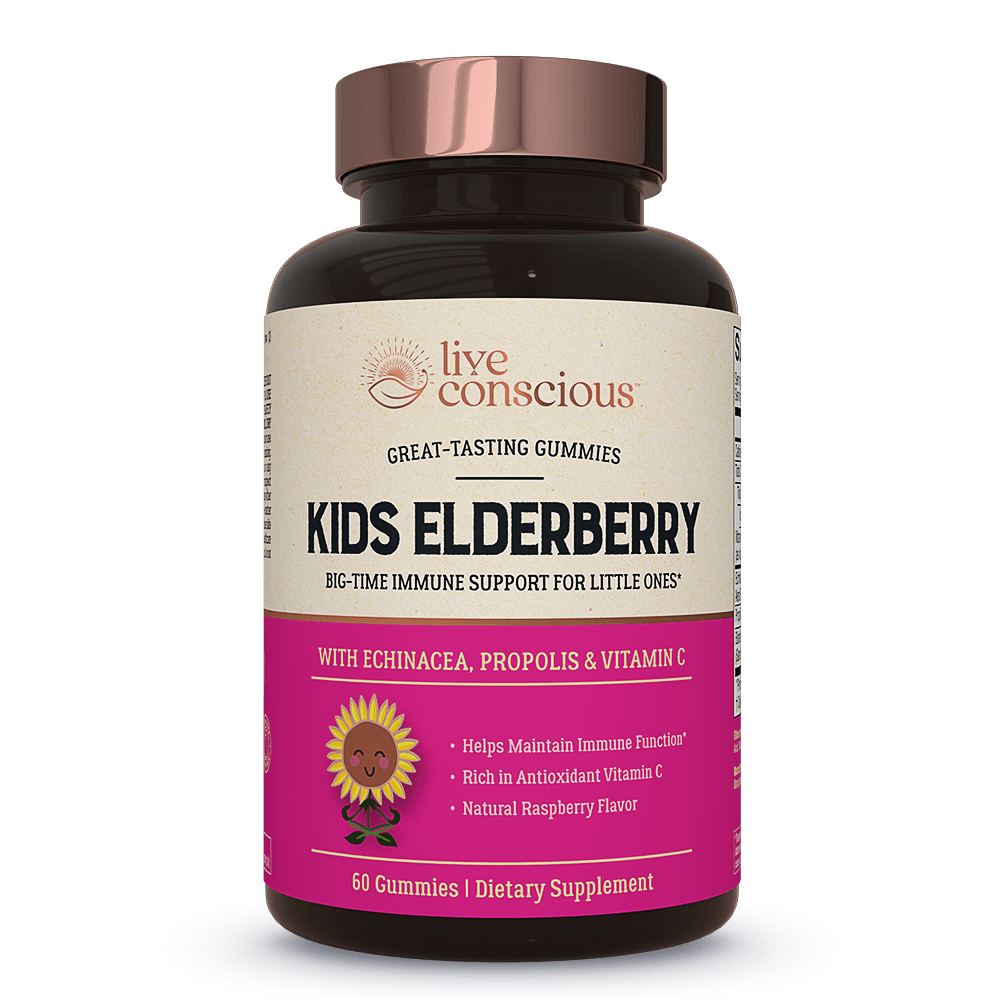 Live Conscious™ Kids Elderberry Immune Gummy | LiveWell Labs